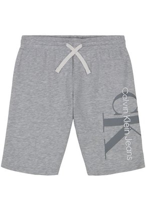 Pantaloneta Gris Con Monograma Para Niño Calvin Klein