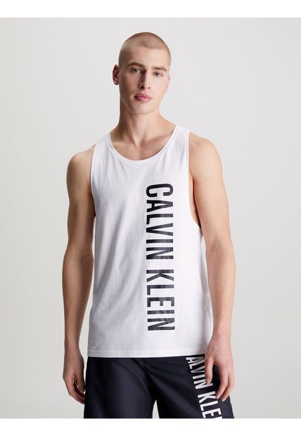 Camiseta Blanca De Tirantes De Playa - Intense Power Calvin Klein