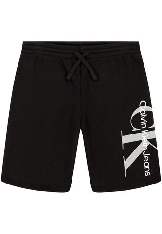 Pantaloneta Negra Con Monograma Para Niño Calvin Klein Calvin Klein