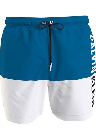 Bermuda De Baño De Largo Medio Con Cordón - Intense Power Calvin Klein