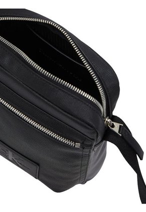 Bolso Negro Reporter Con Insignia Calvin Klein