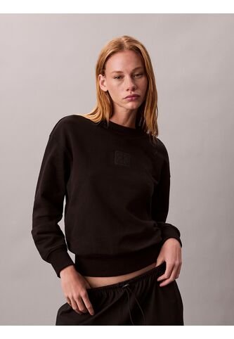 Saco Negro De Felpa De Gran Calidad Calvin Klein Calvin Klein