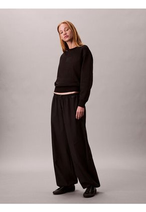 Saco Negro De Felpa De Gran Calidad Calvin Klein