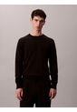 Saco Negro Tejido Clásico Acanalado De Algodón Supima Calvin Klein de Calvin Klein