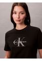 Camiseta Negra Classic Monogram Hero Calvin Klein de Calvin Klein