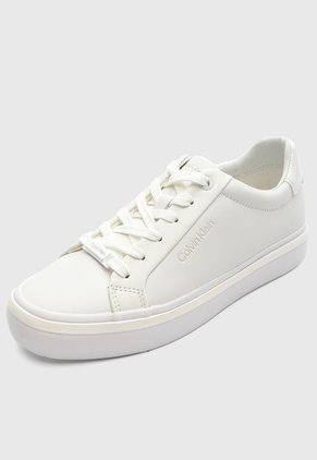 Tenis Lifestyle Calvin Klein Blanco