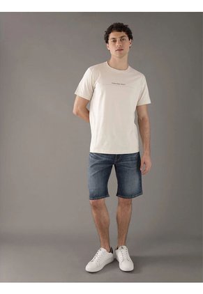 Camiseta Blanca Con Logo Pequeño Calvin Klein