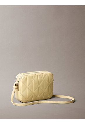 Bolso Beige De Cámara Acolchado Calvin Klein