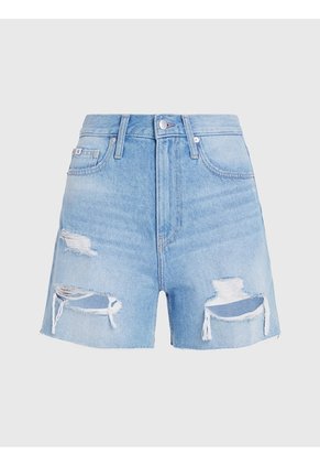 Mom Azul Shorts Jeans Calvin Klein
