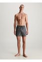 Bermuda De Baño Gris De Largo Medio Con Cordón Calvin Klein de Calvin Klein