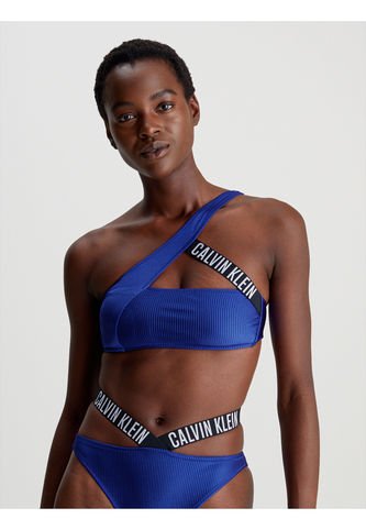 Top De Baño Azul Asimétrico - Intense Power Calvin Klein Calvin Klein
