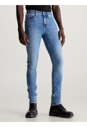 Skinny Azul Jeans Efecto Desgastado Calvin Klein
