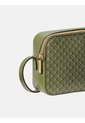 Bolso Verde Cruzado Con Logo Monograma En Todo El Artículo Calvin Klein de Calvin Klein