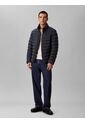 Chaqueta Negra Puffer De Peso Medio Con Capota Y Cierre De Cremallera Calvin Klein de Calvin Klein