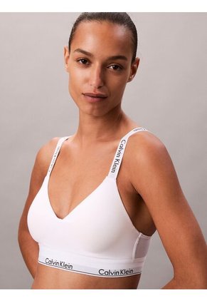 Corpiño Blanco Con Forro Ligero - Icon Cotton Modal Calvin Klein