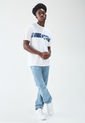 Camiseta Blanco-Azul Calvin Klein de Calvin Klein