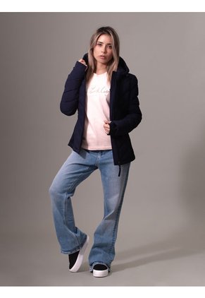 Rompe Azul Viento Plegable Con Estiramiento Calvin Klein