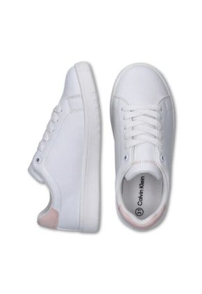 Tenis Blanco De Corte Bajo Con Cordones Calvin Klein