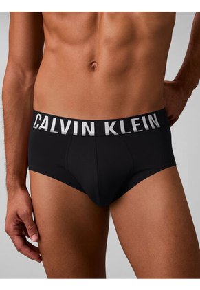 Pack Negro De 3 Hip Brief - Intense Power Calvin Klein