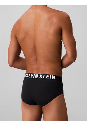 Pack Negro De 3 Hip Brief - Intense Power Calvin Klein
