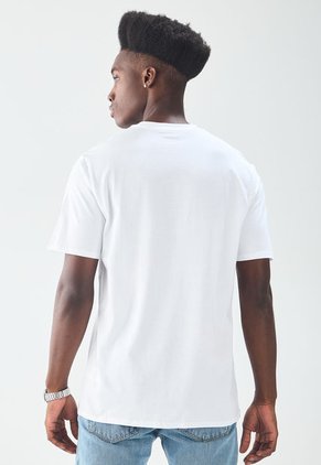 Camiseta Blanco-Azul Calvin Klein