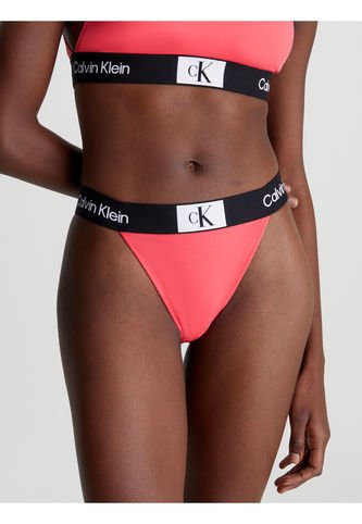 Parte Rosado De Abajo De Bikini De Talle Alto - CK96 Calvin Klein Calvin Klein