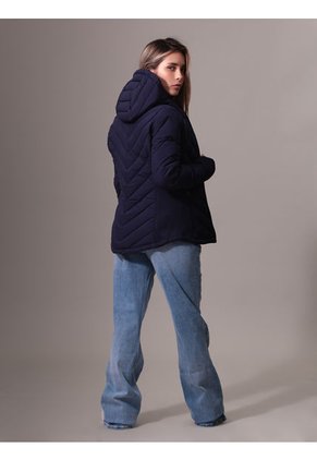 Rompe Azul Viento Plegable Con Estiramiento Calvin Klein