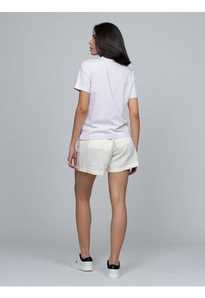 Camiseta Rosada Clásica Con Monograma Estampado Calvin Klein