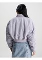 Chaqueta Morada Bomber Ligeramente Acolchada Para Mujer Calvin Klein de Calvin Klein