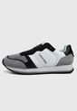 Tenis Lifestyle Blanco-Negro-Gris Calvin Klein de Calvin Klein