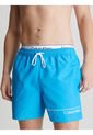 Bermuda De Baño Azul Corta Con Cinturilla Doble Calvin Klein de Calvin Klein