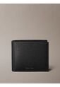 Billetera Negra Bifold Extra Ancha Con Monedero En Cuero Saffiano Calvin Klein de Calvin Klein
