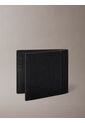 Billetera Negra Bifold Extra Ancha Con Monedero En Cuero Saffiano Calvin Klein de Calvin Klein