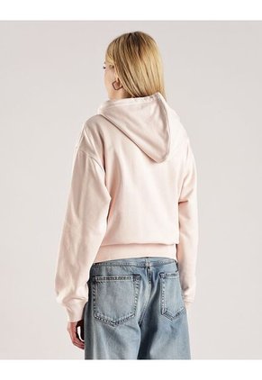 Buzo Beige Con Capota Y Cierre De Cremallera Calvin Klein