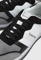 Tenis Lifestyle Blanco-Negro-Gris Calvin Klein de Calvin Klein