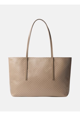 Bolso Beige Tote Con Logo Monograma Con Bolsito Calvin Klein Calvin Klein