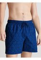 Bermuda De Baño Azul De Largo Medio Con Cordón Calvin Klein de Calvin Klein