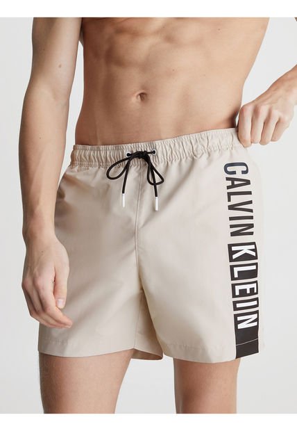 Bermuda De Baño Con Cordón - Intense Power Calvin Klein