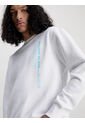 Saco De Felpa Y Algodón Con Logo Hombre Blanco Calvin Klein de Calvin Klein