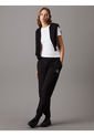 Pantalón Negro De Chándal Holgado De Felpa Con Monograma Calvin Klein de Calvin Klein