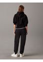 Pantalón Negro De Chándal De Felpa Con Monograma Calvin Klein de Calvin Klein