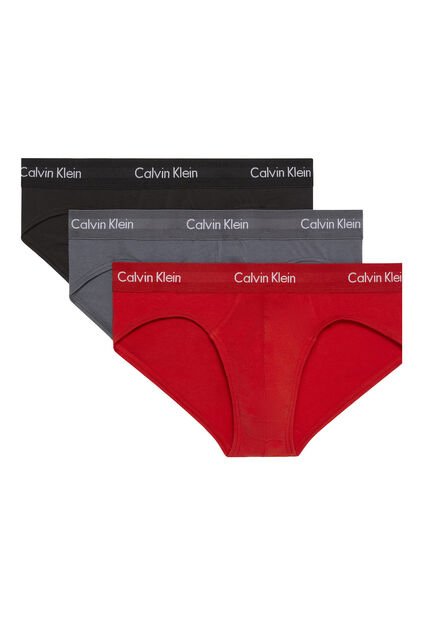 Pack Multicolor De 3 Slips - Cotton Stretch Wicking Calvin Klein