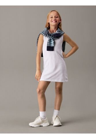 Vestido Blanco Polo Suelto Sin Mangas Calvin Klein Calvin Klein