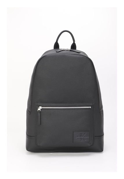 Morral Negro Redondo Con Insignia Calvin Klein