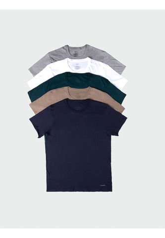 Pack Multicolor De 5 Camisetas - Cotton Classics Calvin Klein Calvin Klein
