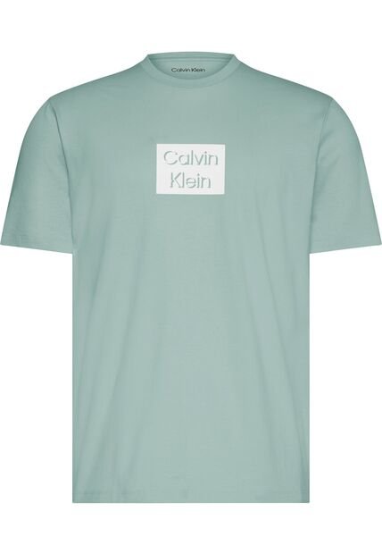 Camiseta Celeste White Bogo Graphic Crewneck Calvin Klein