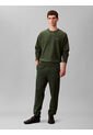 Jogger Verde De Felpa Con Monograma Calvin Klein de Calvin Klein