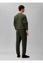 Jogger Verde De Felpa Con Monograma Calvin Klein de Calvin Klein