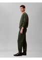 Jogger Verde De Felpa Con Monograma Calvin Klein de Calvin Klein