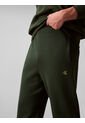 Jogger Verde De Felpa Con Monograma Calvin Klein de Calvin Klein